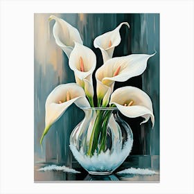 Calla Lilies -Ai Canvas Print