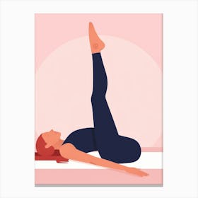 Yoga Pose 6 Canvas Print