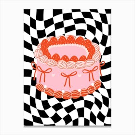 Coquette Cake 1 Canvas Print