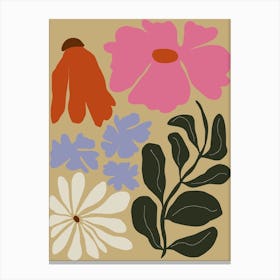 Bold_Matisse floral Canvas Print