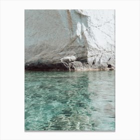 Aqua Reflections, Milos Canvas Print