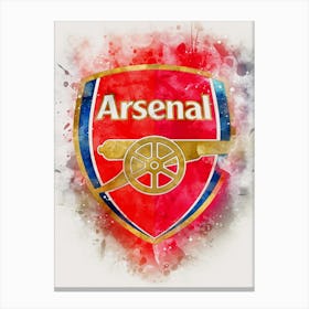 Arsenal Fc Painting Canvas Print