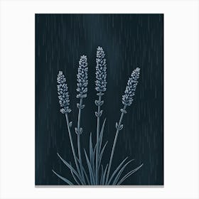 Lavender In The Rain Stampe su tela