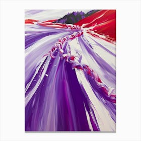 Purple Road Canvas Print