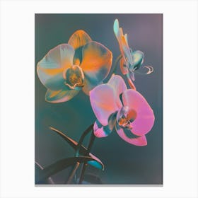 Iridescent Flower Orchid 2 Canvas Print