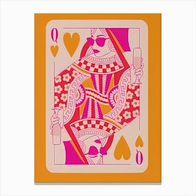 Queen Of Spades Canvas Print