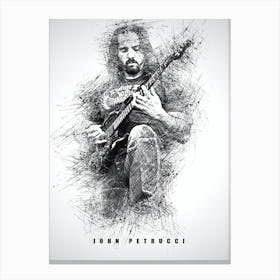 John Petrucci Canvas Print
