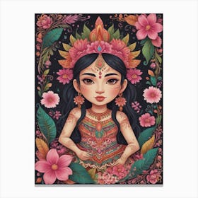 Indian Girl Canvas Print