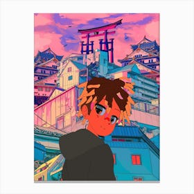 juice wrld on japan Canvas Print