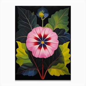 Petunia 1 Hilma Af Klint Inspired Flower Illustration Canvas Print