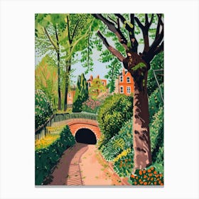 Southwark Park London Parks Garden 8 Painting Canvas Print