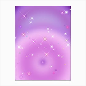 Relaxing Gradient - Soft Violet Aura Canvas Print