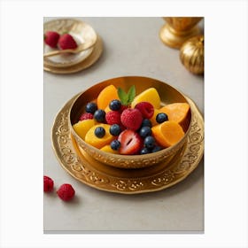 Fruit Bowl Canvas Print