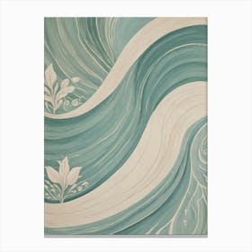 Blue Waves Canvas Print