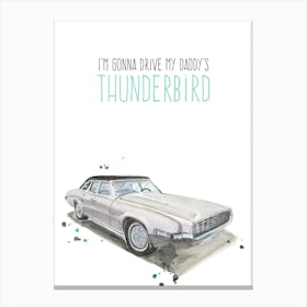 Thunderbird Drive Canvas Print