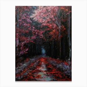 Path Through The Red Woods Canvas Print