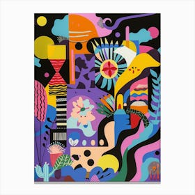 Colorful Abstract Painting Canvas Print