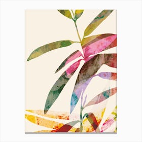 Colourful Leaves Art Print Canvas Print