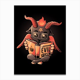 Learning Evil Canvas Print