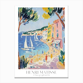 Matisse Print Coastal Eclectic Maximalist Trendy Decor Canvas Print