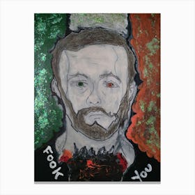 Conor McGregor Fook You Canvas Print