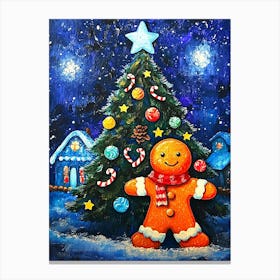 Gingerbread Man Canvas Print