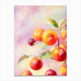 Fruit Tree Pink Fruit Canvas Print