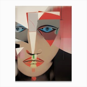 Abstract Face Canvas Print