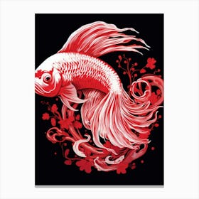 Chinese Betta Fish 1 Canvas Print