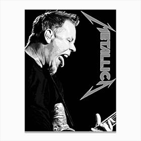 James Hetfield Metallichead band music 26 Canvas Print