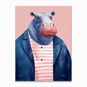 Hippo Canvas Print