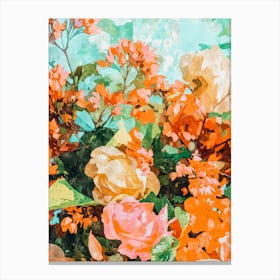Blush Garden Canvas Print