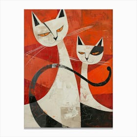 Two Cats 7 Canvas Print