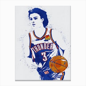 Josh Giddey Oklahoma City Thunder Canvas Print