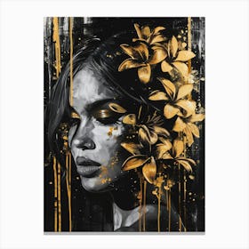 'Golden Girl' 8 Canvas Print