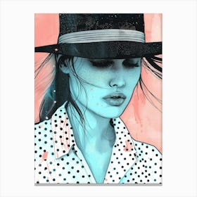 Hat Illustration 1 Canvas Print