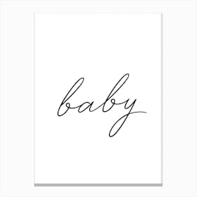Baby Canvas Print