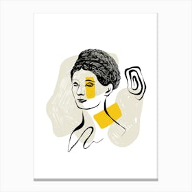 Portrait Of A Woman 2 Canvas Print