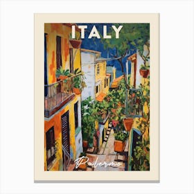 Palermo Italy 2 Fauvist Painting Travel Poster Canvas Print