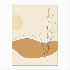 Desert Landscape Canvas Print