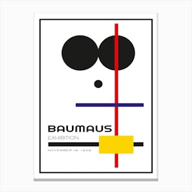 Baumaus Exhibition Canvas Print