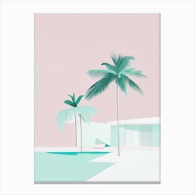 Grand Bahama Island Bahamas Simplistic Tropical Destination Canvas Print