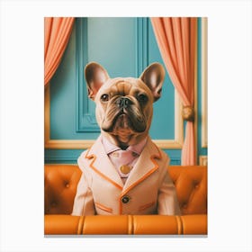 A French Bulldog Dog 2 Canvas Print