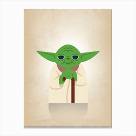 Star Wars Yoda 3 Canvas Print