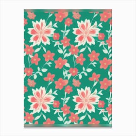 Floral Pattern 14 Canvas Print