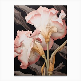 Flower Illustration Gladiolus 4 Canvas Print