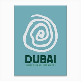 Dubai UAE Print Canvas Print