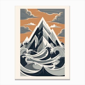 Mountain Wave Canvas Print