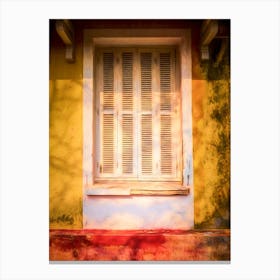 Sundown Shutters Canvas Print