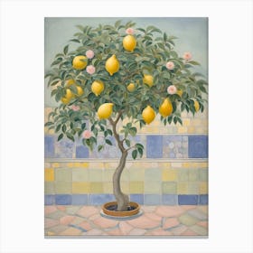 Mediterranean Lemon Tree Canvas Print